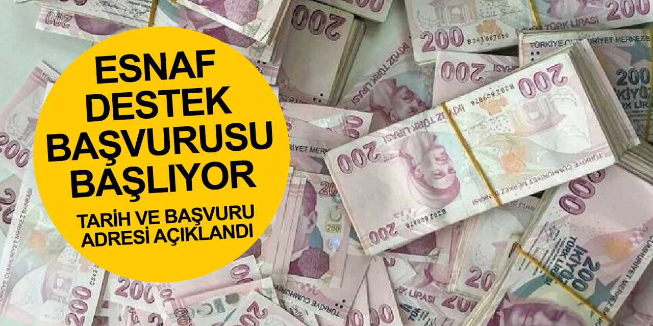 Cumhurbaşkanı Erdoğan'ın müjdesinde gün geldi çattı! Esnaf destek başvuruları Pazartesi günü başlıyor