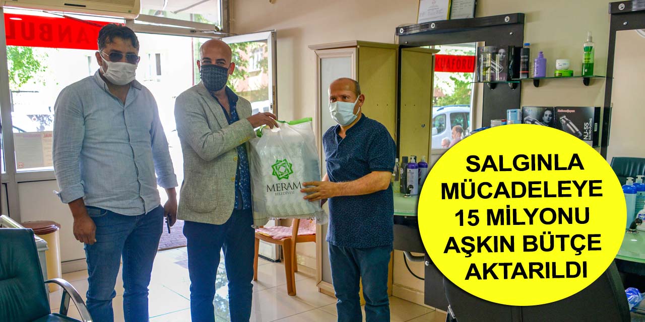 Meram Belediyesi'nden berber ve kuaförlere hijyen seti!