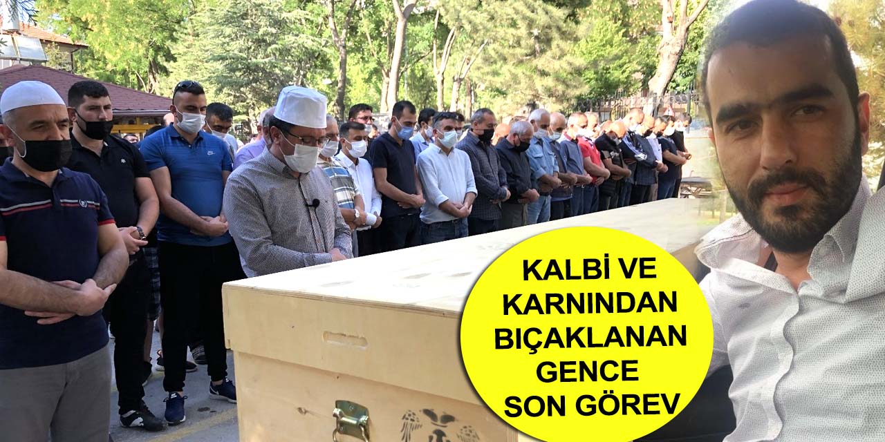 Konya'da bıçaklı cinayete kurban giden Orhan Çumralıgil defnedildi