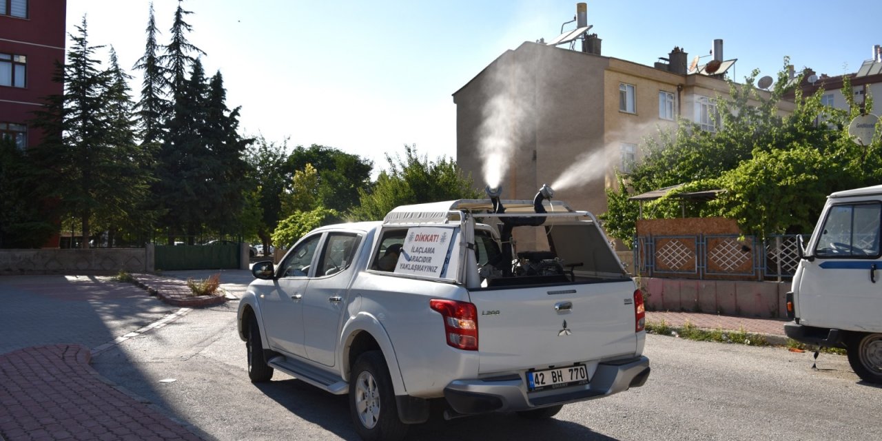 Konya Selçuklu’da haşereyle mücadele çalışmaları hızlandı