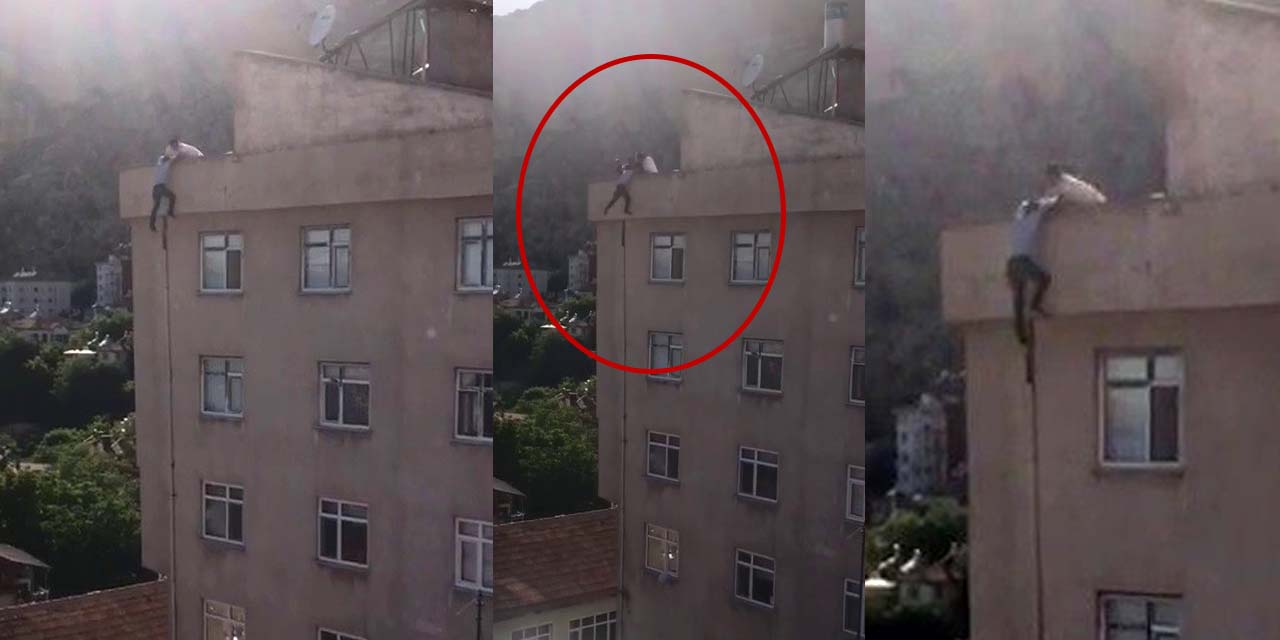 Ermenek'te yürekleri ağza getiren olay! O anlar kameraya yansıdı