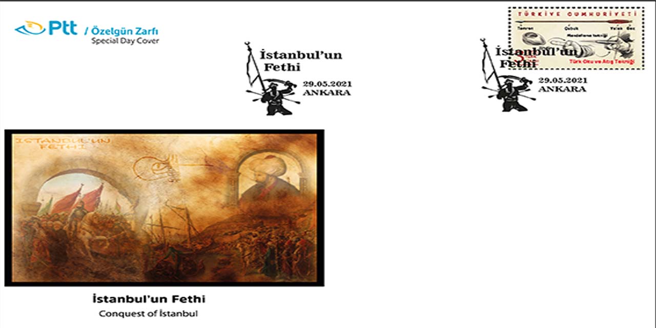 'İstanbul'un Fethi'nin 568'nci yıl dönümü için özel gün zarfı