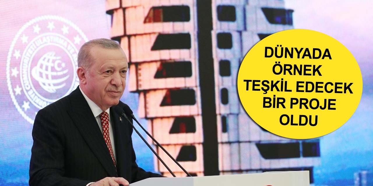 Çamlıca Kulesi'ni açan Cumhurbaşkanı Erdoğan Kanal İstanbul için gün verdi