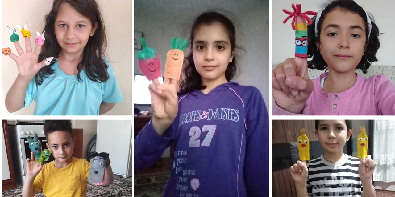 Konya Müslüme - Ali Yaman İlkokulu'nda Kukla festivali