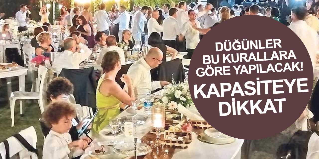 Konya'da düğünler nasıl olacak? Hangi kurallar uygulanacak? Düğünlere kaç kişi alınacak?