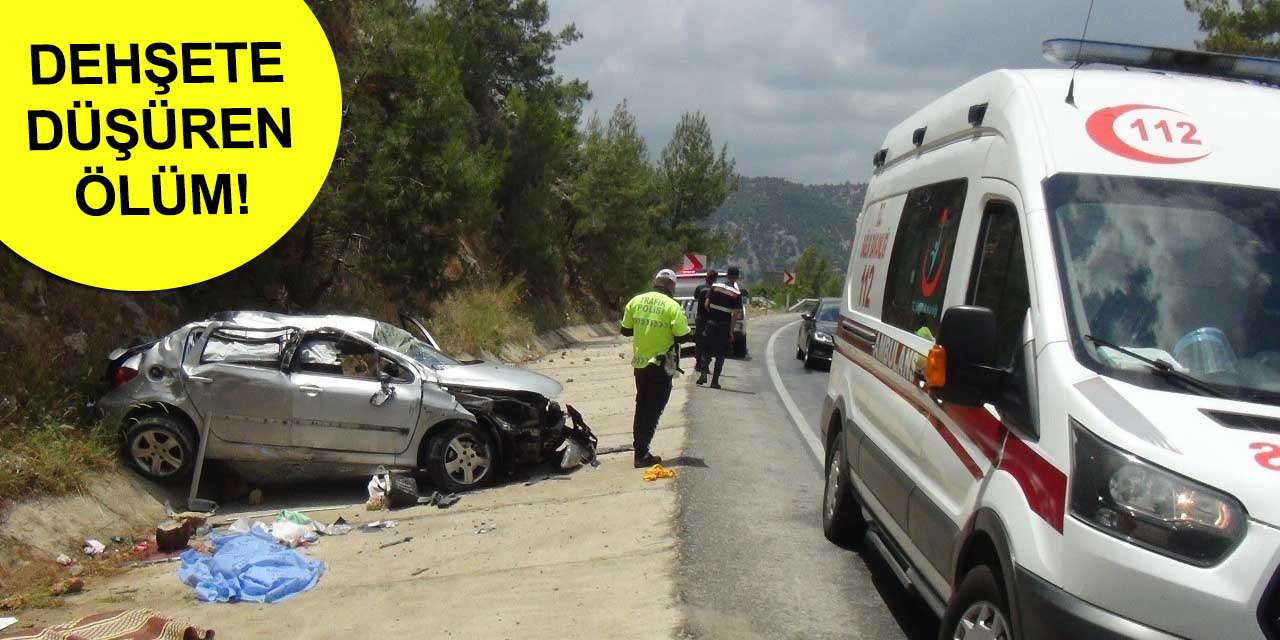 Konya - Antalya yolunda korkunç kaza! Minik Emre taklalar atan otomobilin camından fırladı