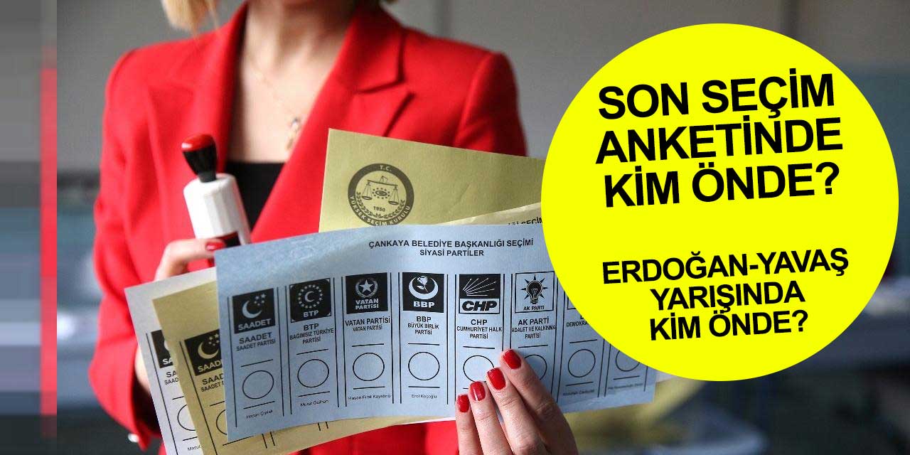 Son seçim anketini paylaşıp not ekledi! Erken seçim bir daha düşünsünler