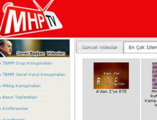 MHP'liler Erdoğan'ı izledi