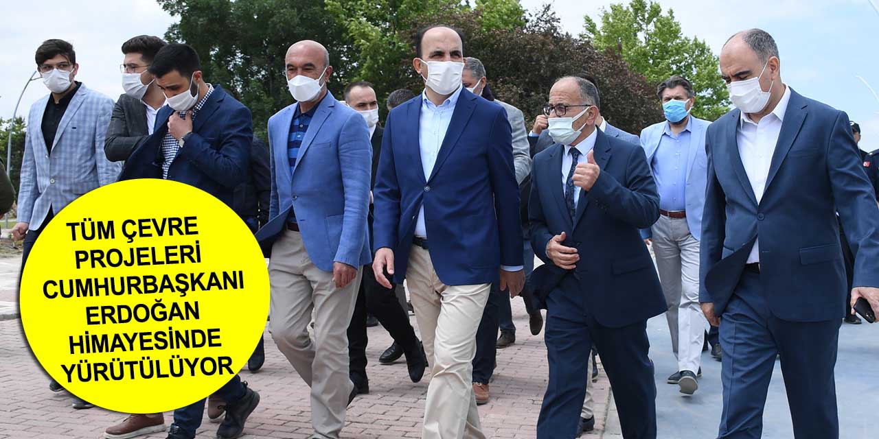 Başkan Altay Beyşehir Gölü'nde Konya için hayati öneme sahip çevre projelerini bir bir anlattı