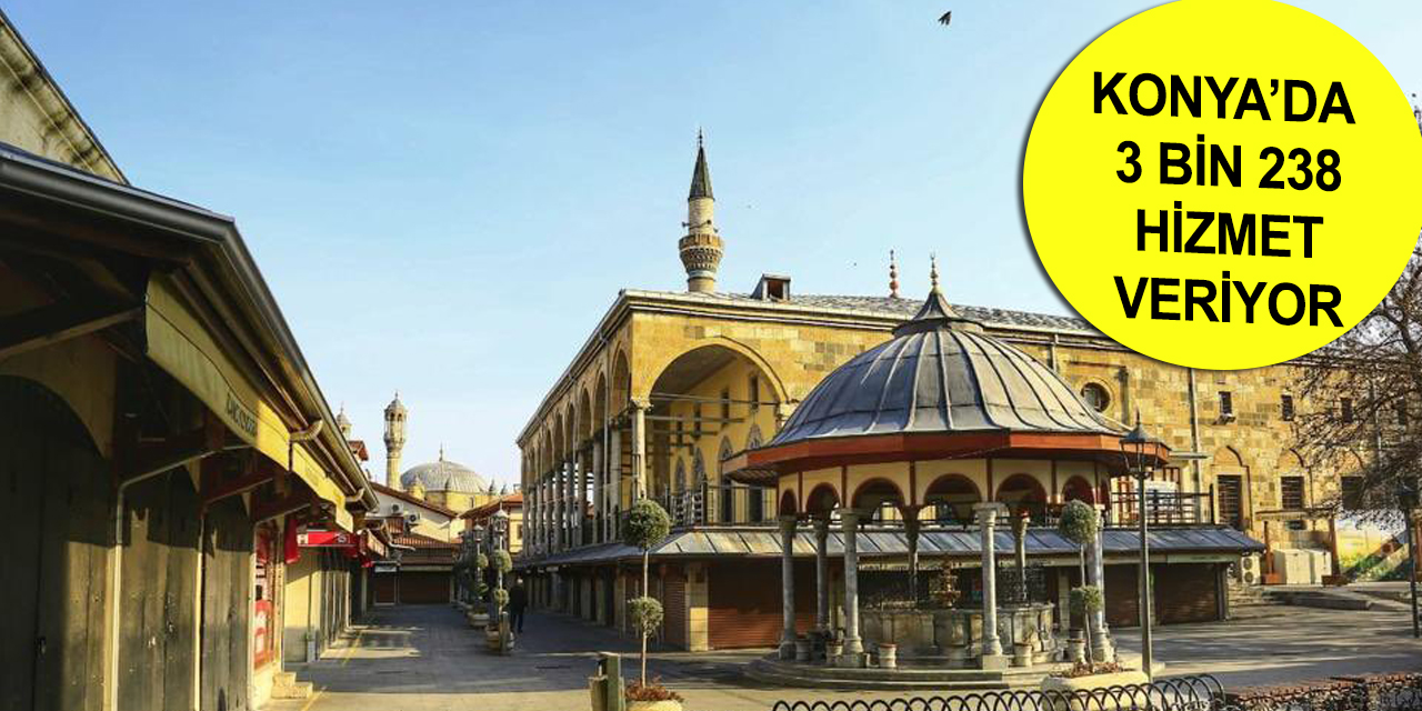 Konya cami sayısıyla Türkiye'de 2'nci!