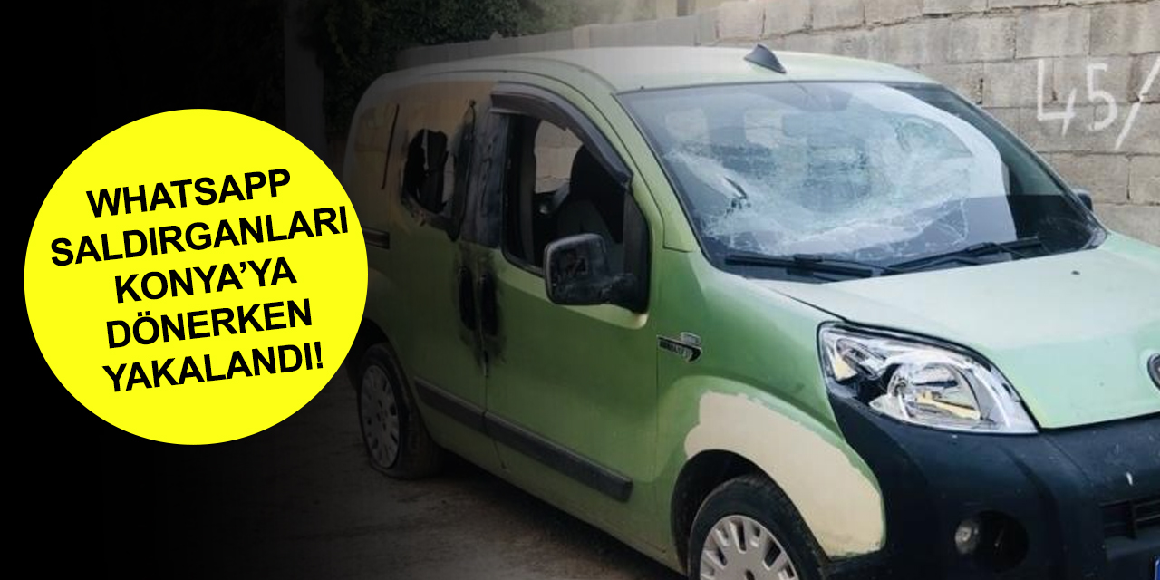 WhatsApp grubundaki tartışma 700 kilometre öteye taşındı! Konya'ya dönerken yakalandılar