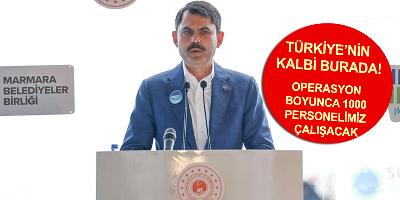 Murat Kurum'dan Marmara Denizi'nde seferberlik ilanı! Tamamı 'Koruma Alanı' ilan edilecek