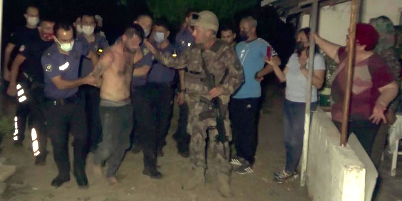 Antalya'da yaşlı çifte dehşet yaşatan saldırgan Polis Özel Harekat operasyonuyla yakaladı