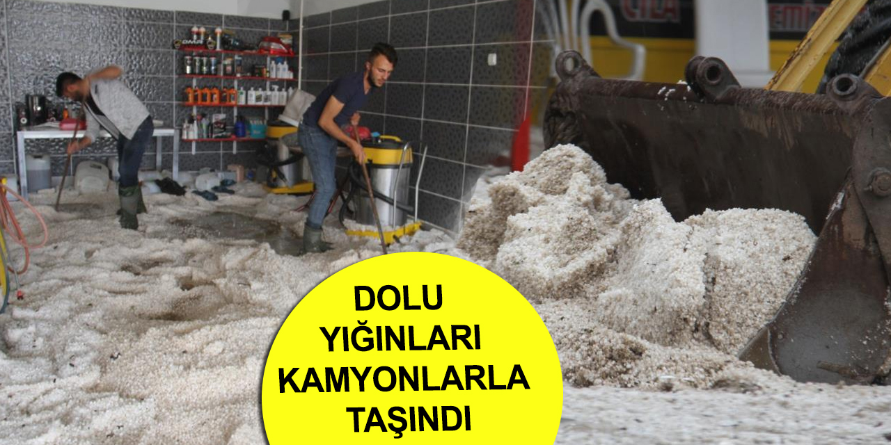 Görüntüler Konya'dan! Kar temizleme ekipleri Haziran'da işbaşı yaptı