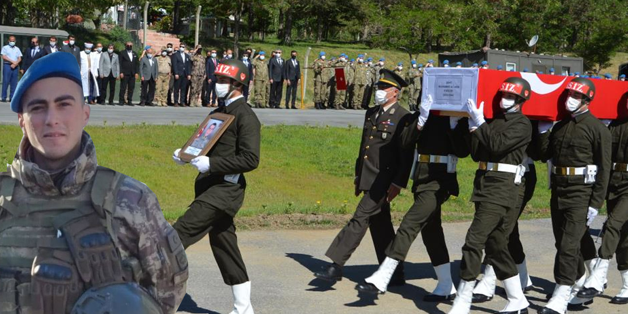 Şehit Muhammed Ali Akın Hakkari'den Konya'ya dualarla uğurlandı