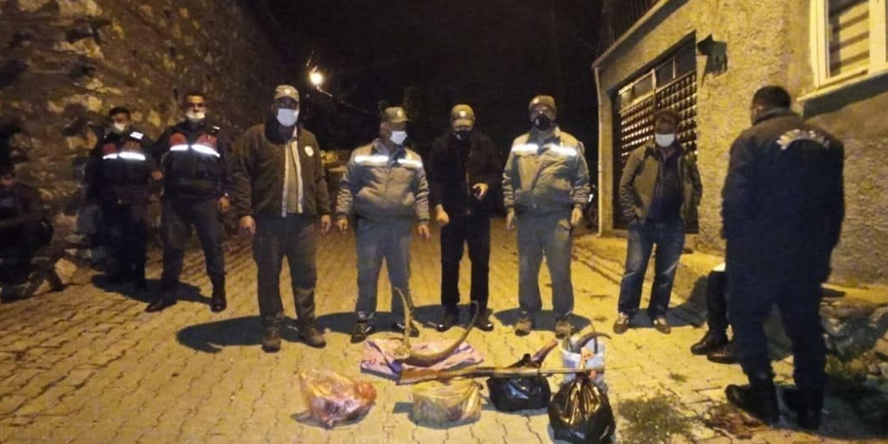 Konya'da yaban keçisi avına 120 bin lira ceza kesildi