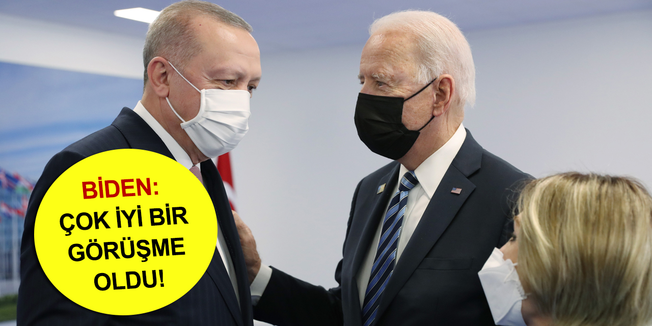 Biden: Erdoğan'la yapıcı ve pozitif bir görüşme yaptık