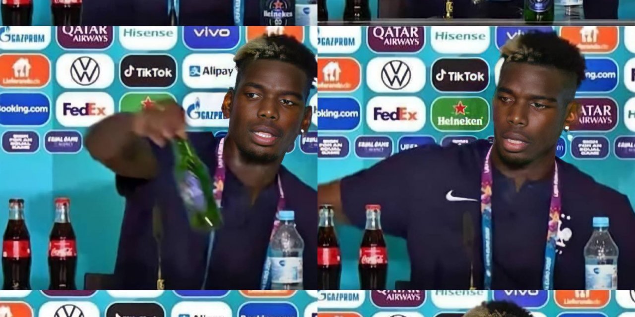 Müslüman Paul Pogba'dan örnek davranış! Bira şişesini kaldırdı