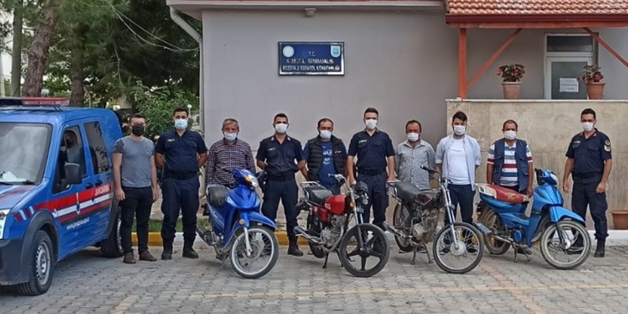 Antalya'da motosiklet hırsızları yakalandı! 4 motosiklet sahiplerine teslim edildi