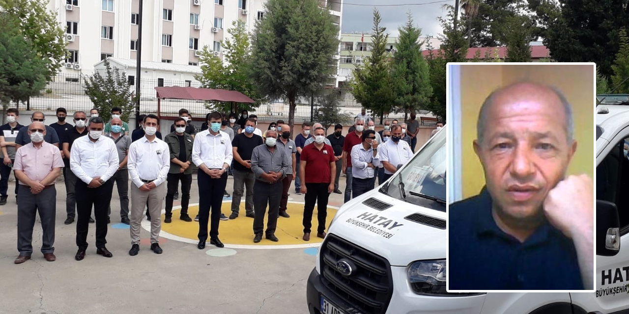 Hastane bahçesinde ölen Ersan öğretmen okulundan törenle uğurlandı