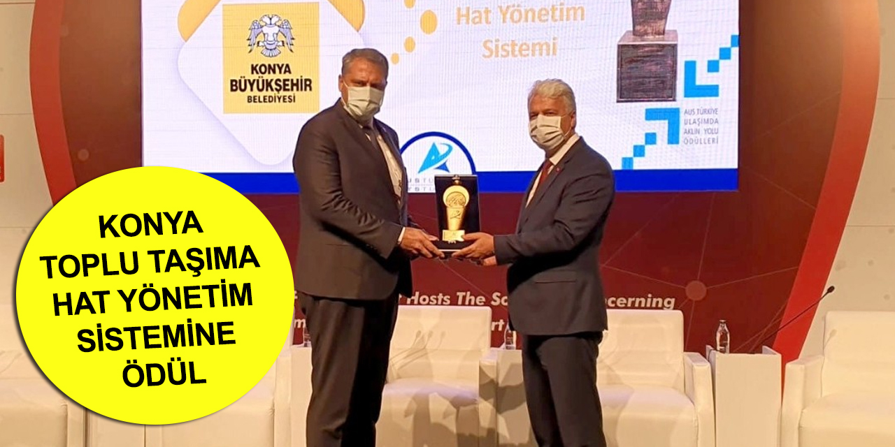 Konya Büyükşehir’e bir akıllı ulaşım ödülü daha