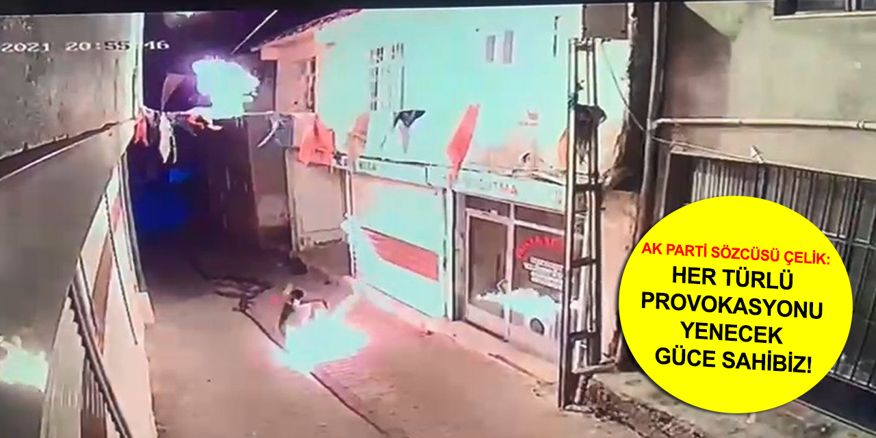 Diyarbakır'da AK Parti ilçe binasına molotoflu saldırı! 2 gözaltı
