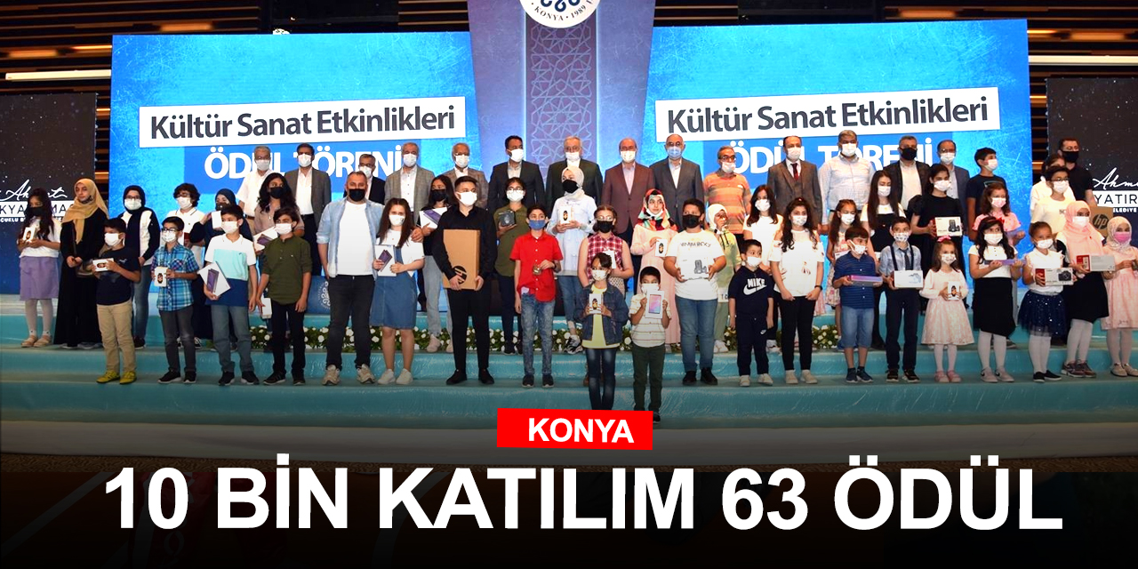 Konya'da düzenlenen 4 yarışmanın ödülleri sahiplerini buldu