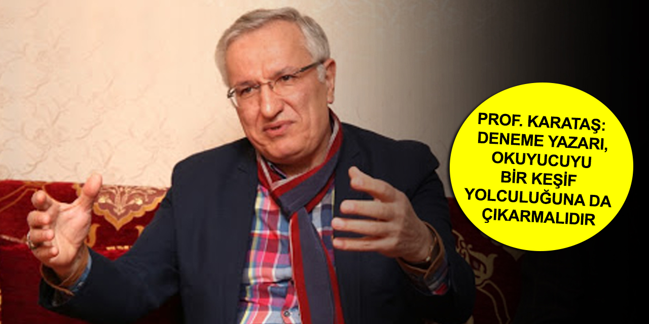 Prof. Turan Karataş TYB Konya'da 'Denemenin Seyri'ni anlattı