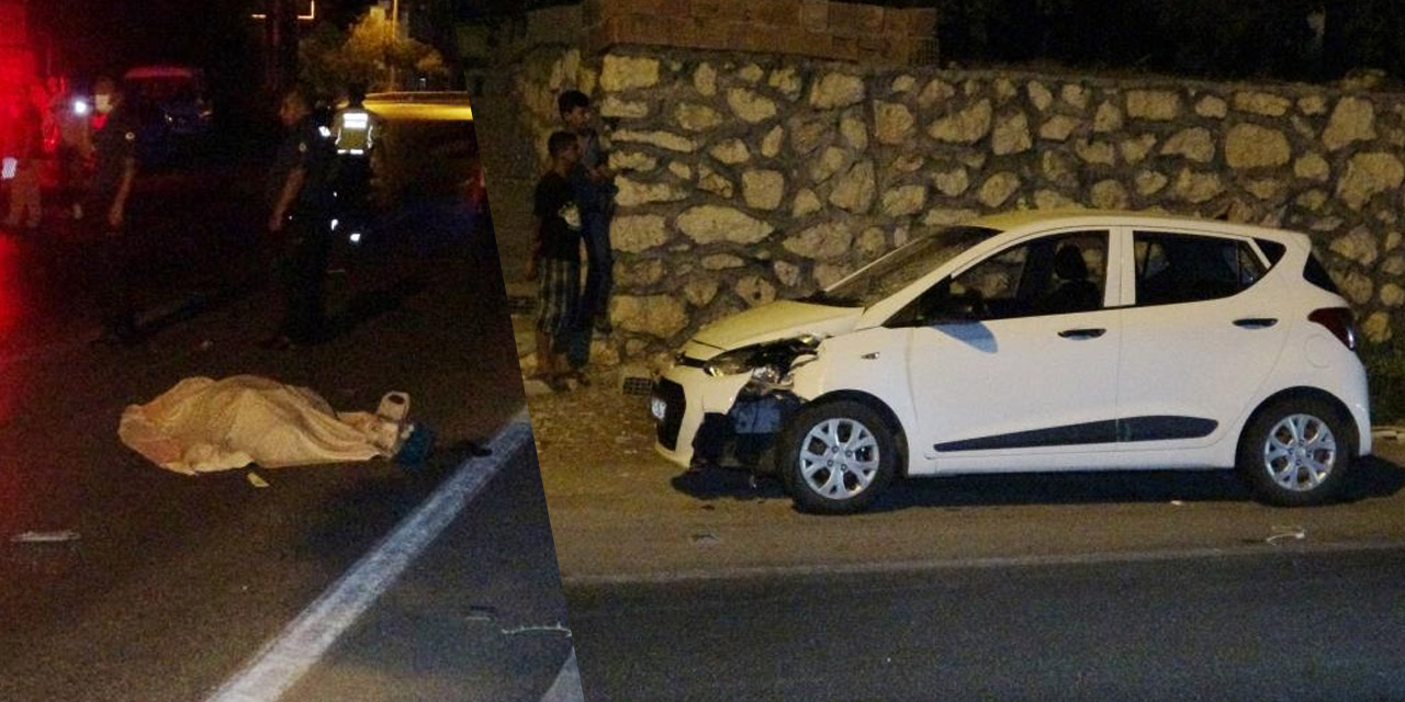 Erdemli'de otomobilin çarptığı kadın hayatını kaybetti