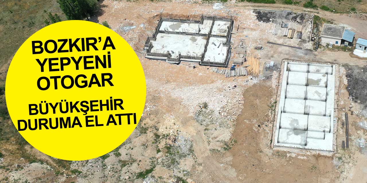 Konya Büyükşehir Belediyesi'nden Bozkır'da yepyeni otogar binası