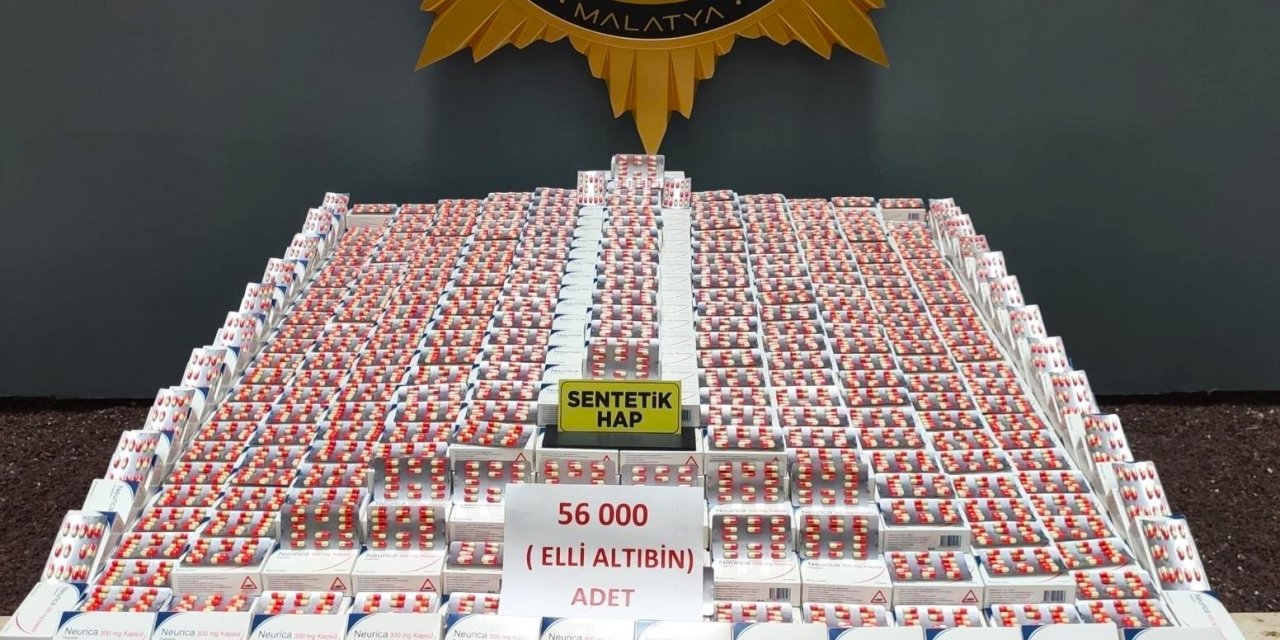 Malatya’da dev operasyon! 1,5 milyon liralık uyuşturucu ele geçirildi