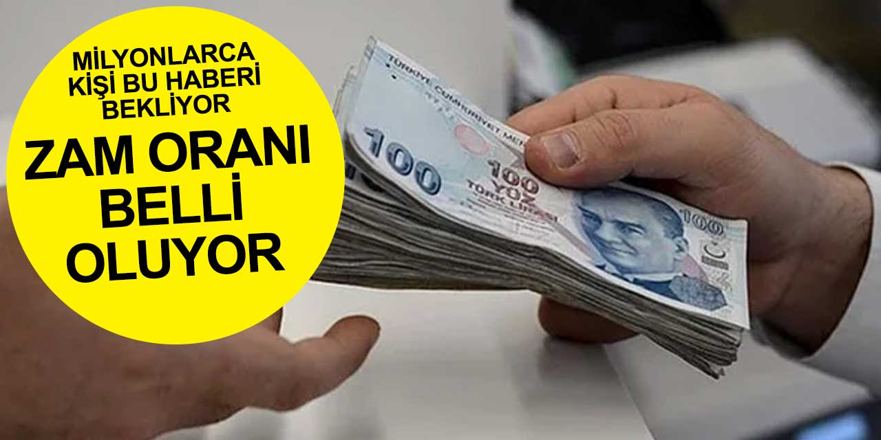 Büyük gün geldi çattı! Emekliye ve memura yapılacak zam oranı belli oldu