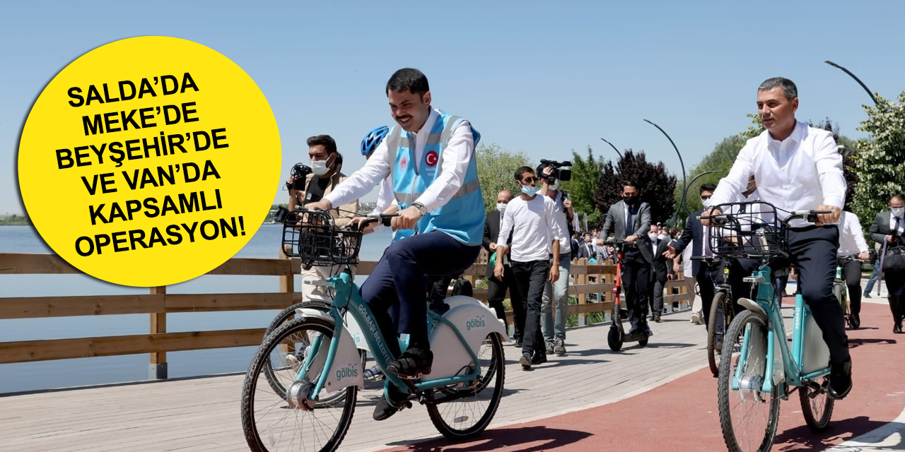 Bakan Kurum'dan göl koruma operasyonları açıklaması! Konya'da iki gölde kapsamlı çalışma