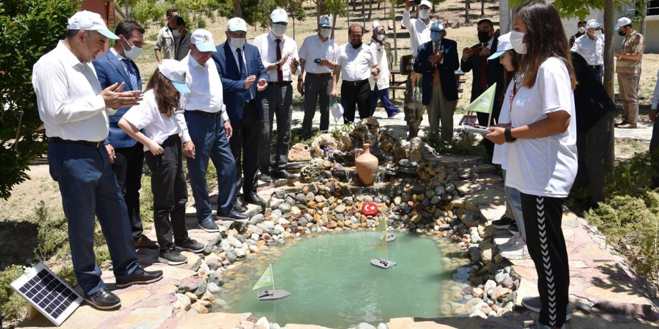 Konya Valisi Özkan Sille Tabiat Okulunda öğrencileriyle buluştu