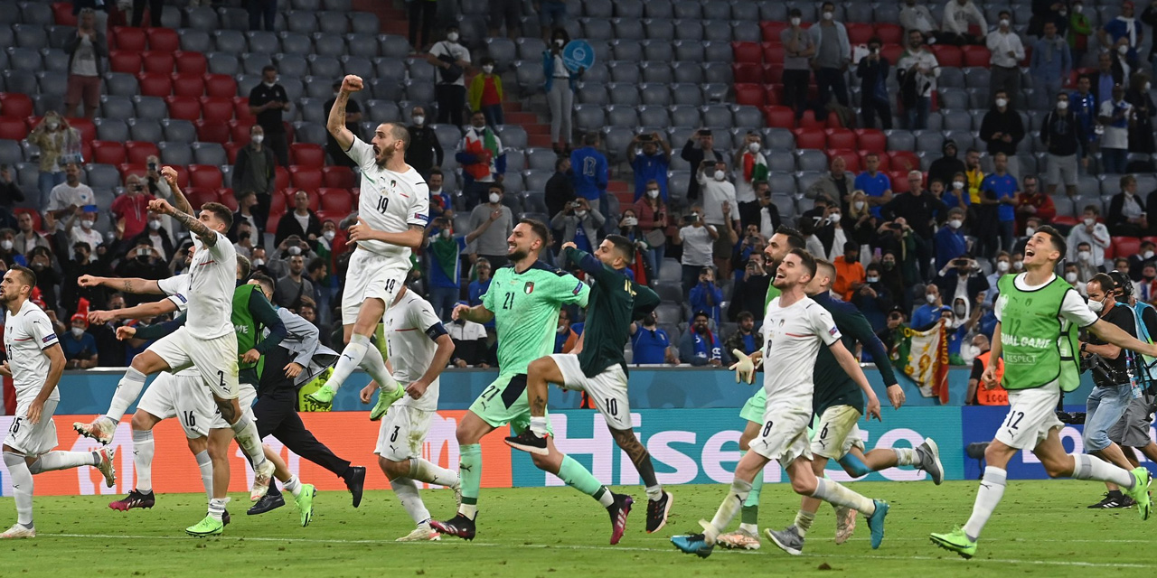 İtalya EURO 2020'de yarı finale çıktı