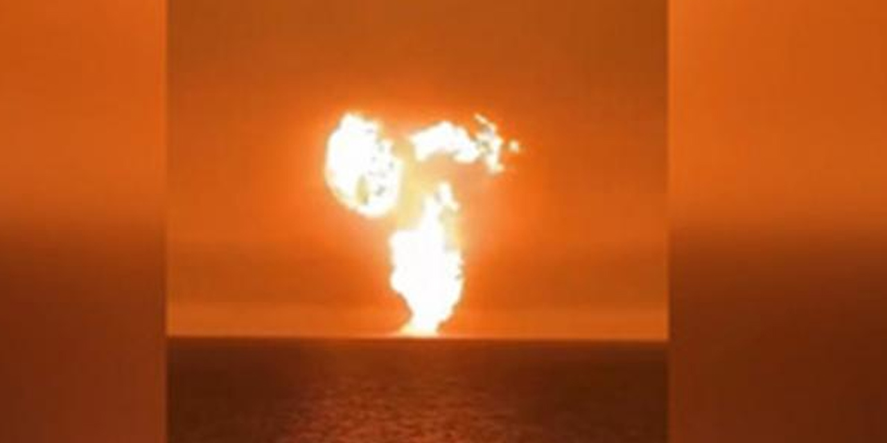 Hazar Denizi’nde şiddetli patlama! AMEA: çamurlu volkan patlaması olabilir