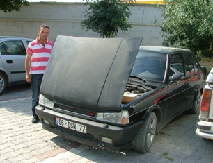 Çalınan otomobil Konya'da bulundu