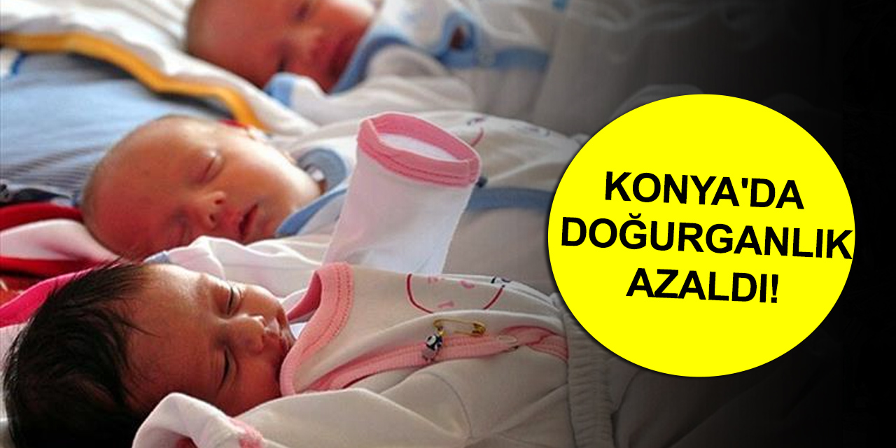 Konya'da doğurganlık hızla azalıyor!