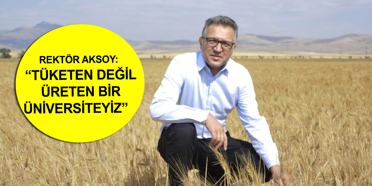 SÜ Rektörü Aksoy Sarıcalar Çiftliği’nde buğday hasadını başlattı