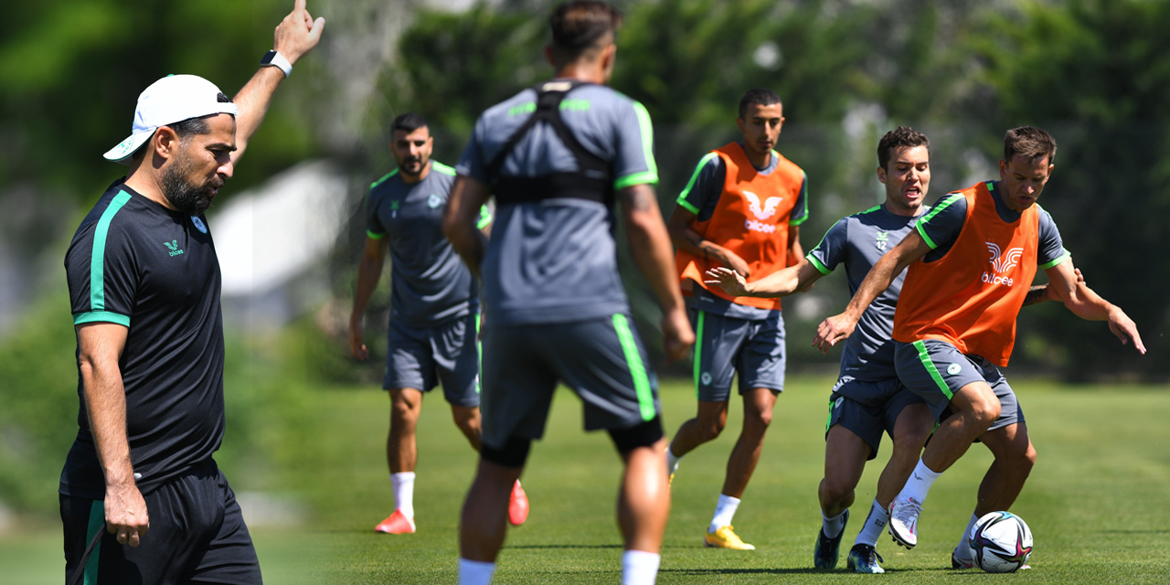 Konyaspor yeni sezon hazırlıklarına bu sabah da devam etti