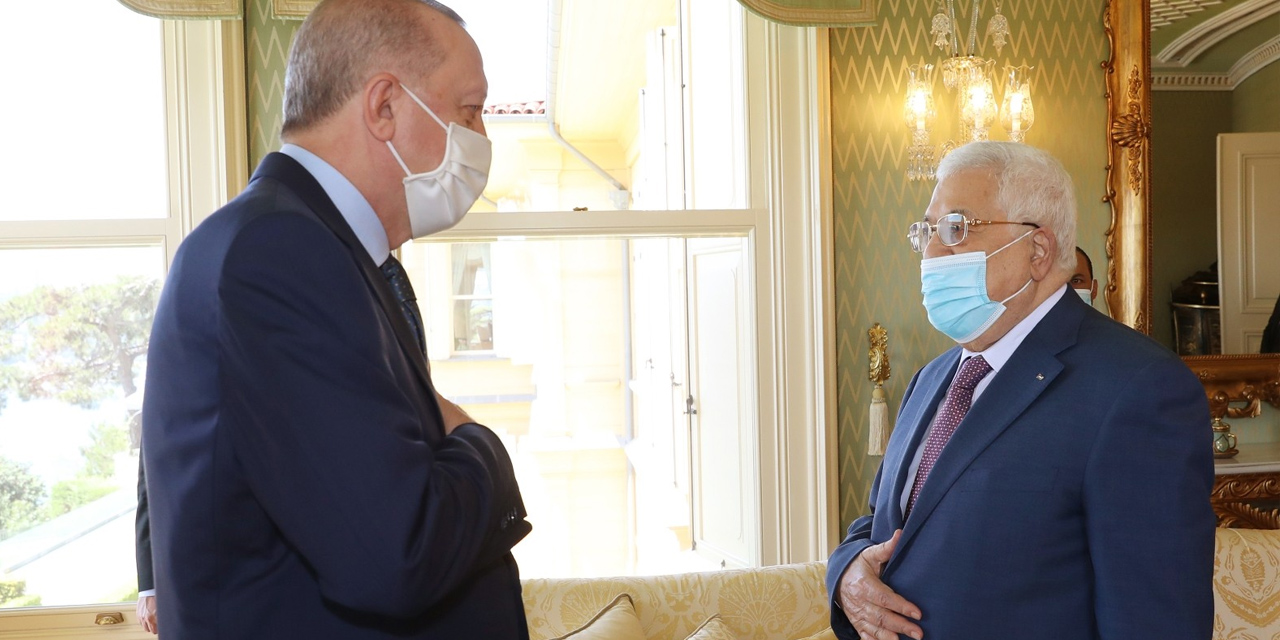 Cumhurbaşkanı Erdoğan Filistin Devlet Başkanı Abbas’ı kabul etti
