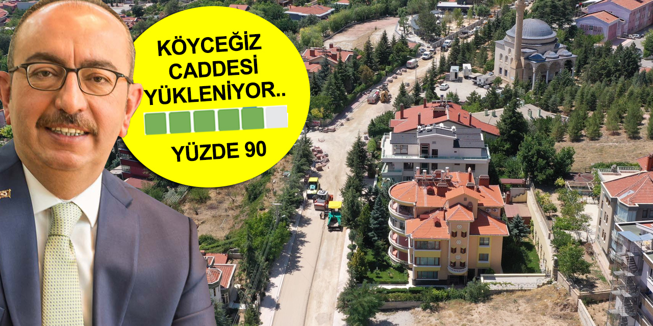 Meram Köyceğiz Caddesi'nde sona yaklaşıldı