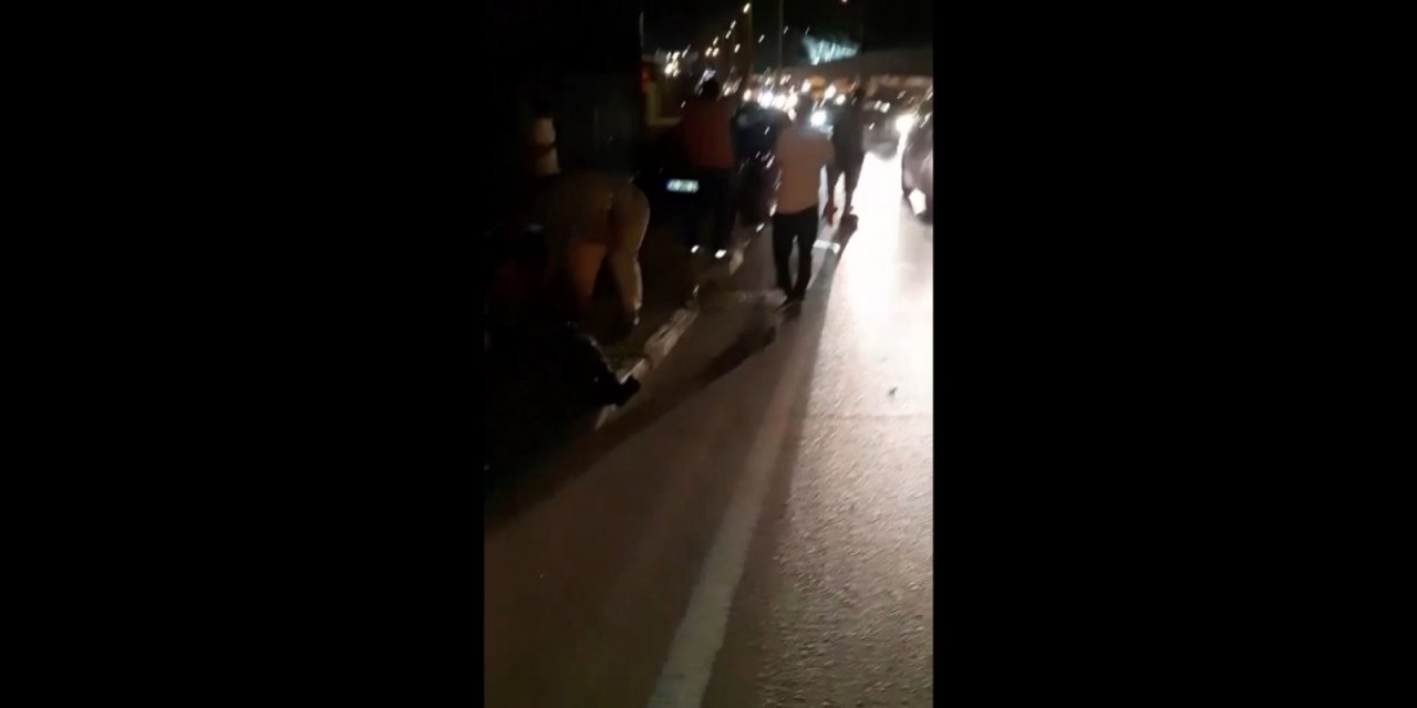 Akollü sürücünün çarptığı kağıt toplayıcısı yaralandı