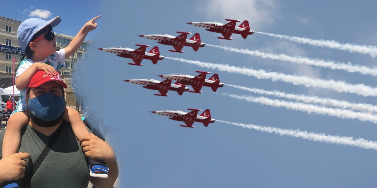 ’Türk Yıldızları’ Kayserililere görsel şölen yaşattı