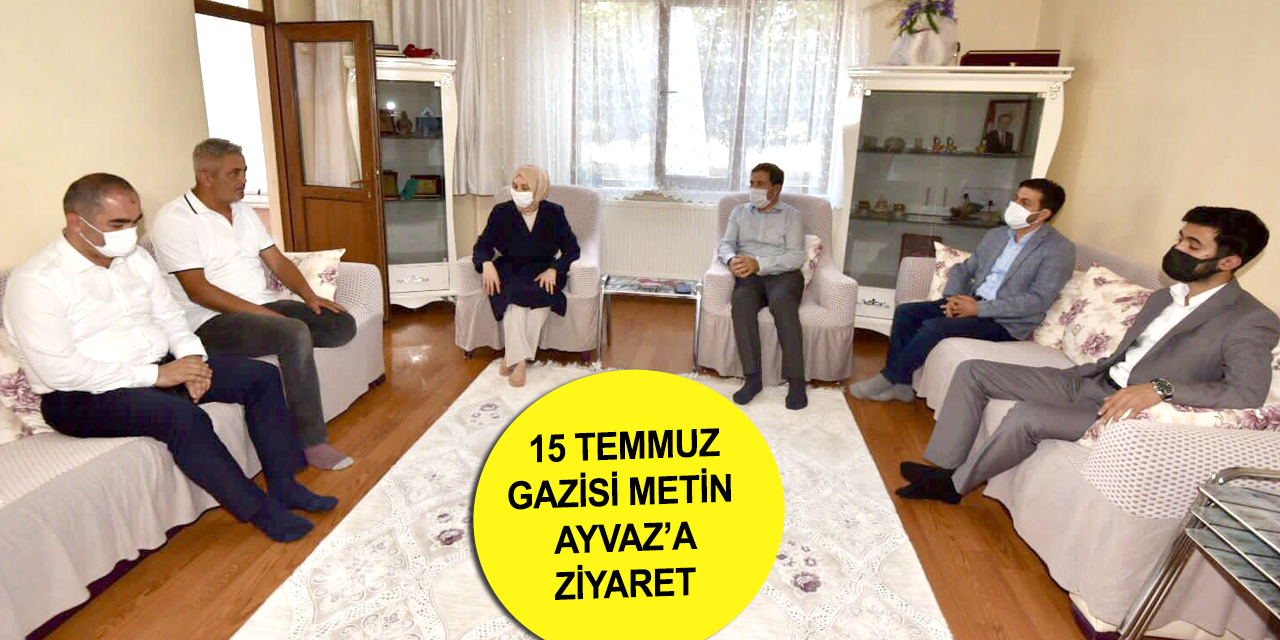 Konya Milletvekili Usta ve Başkan Kılca 15 Temmuz Gazisi Metin Ayvaz’ı ziyaret etti