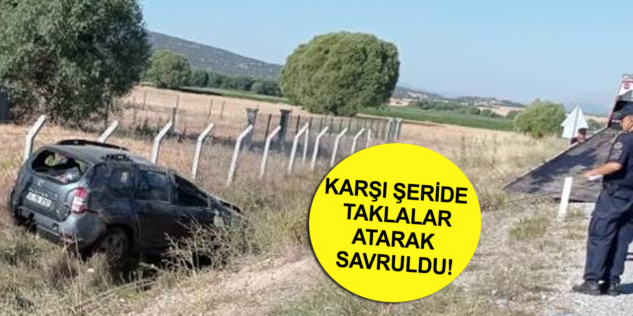 Konya - Antalya yolunda cip taklalar atarak şarampole devrildi! 6 yaralı