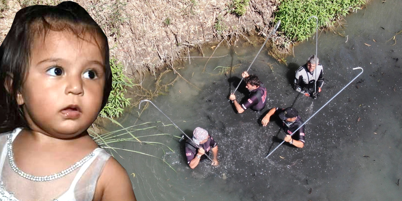 Serik'ten acı haber! Minik Ecrin'in cesedi 32 saat sonra köprü altında bulundu