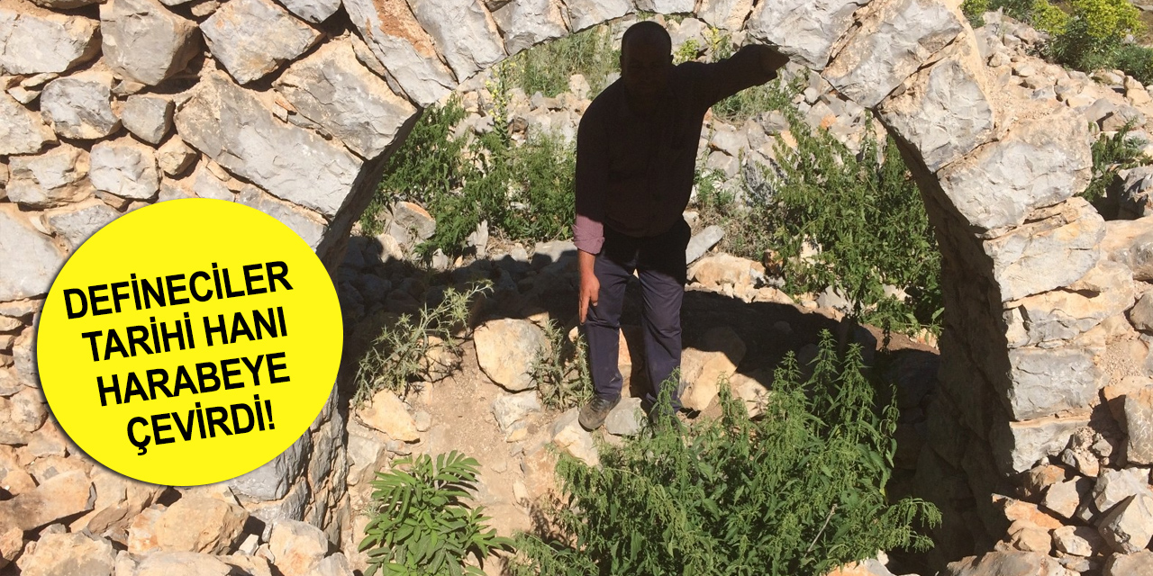 Konya ve Antalya arasında uğrak noktasıydı! Defineciler tarihi Nodar Han'ı talan etti