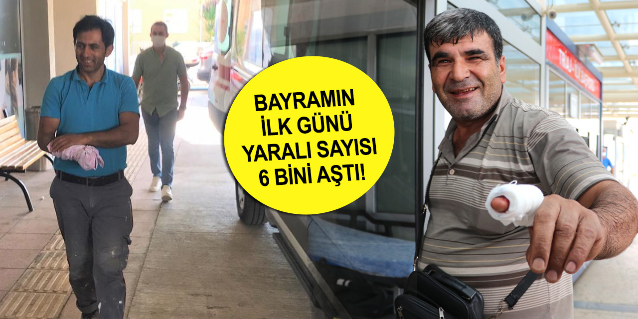 Bayramın ilk günü hastaneler acemi kasaplarla doldu!