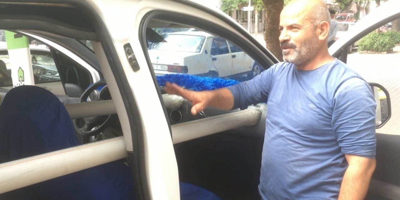 Osman Barış'ın kurban eti taşıma tekniği hayrete düşürdü!